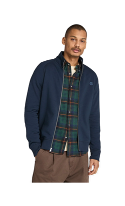 FELPA CON COLLO A IMBUTO EXETER RIVER BLU SCURO